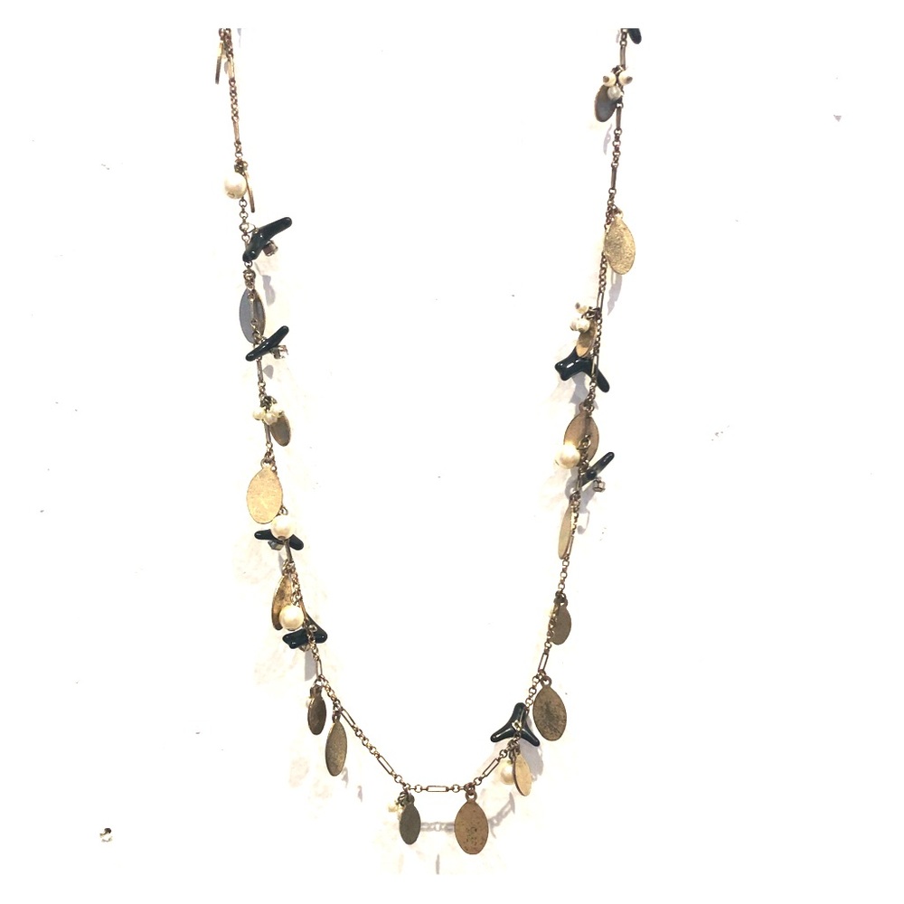 J crew Necklace with pearls, beads and charms